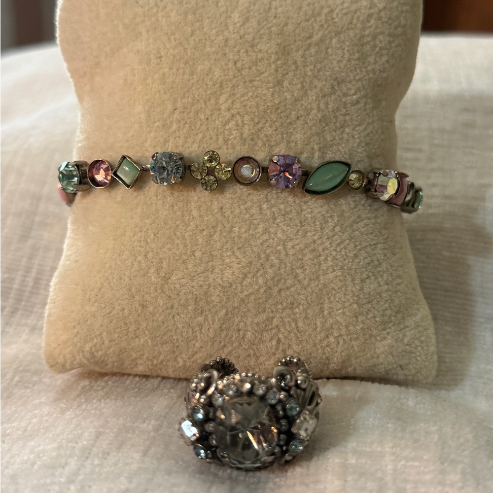 SORELLI CRYSTAL BRACELET AND RING - Picture 2 of 5